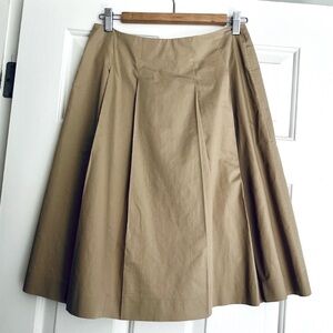 Banana Republic Beige A-Line Skirt